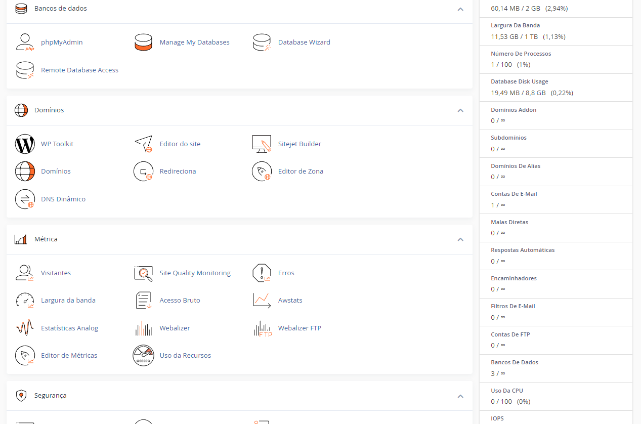 Painel cPanel