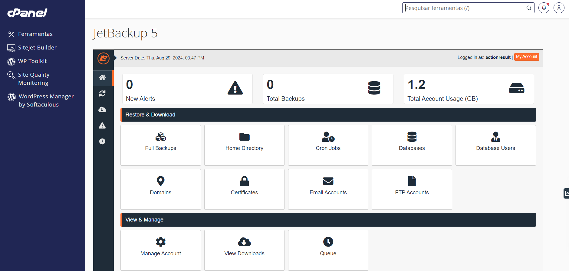 Painel cPanel